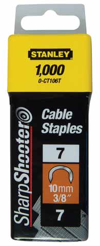 Graffe Stanley per utensili manuali 10mm tipo 7 - 1000 pezzi - 1-ct106t