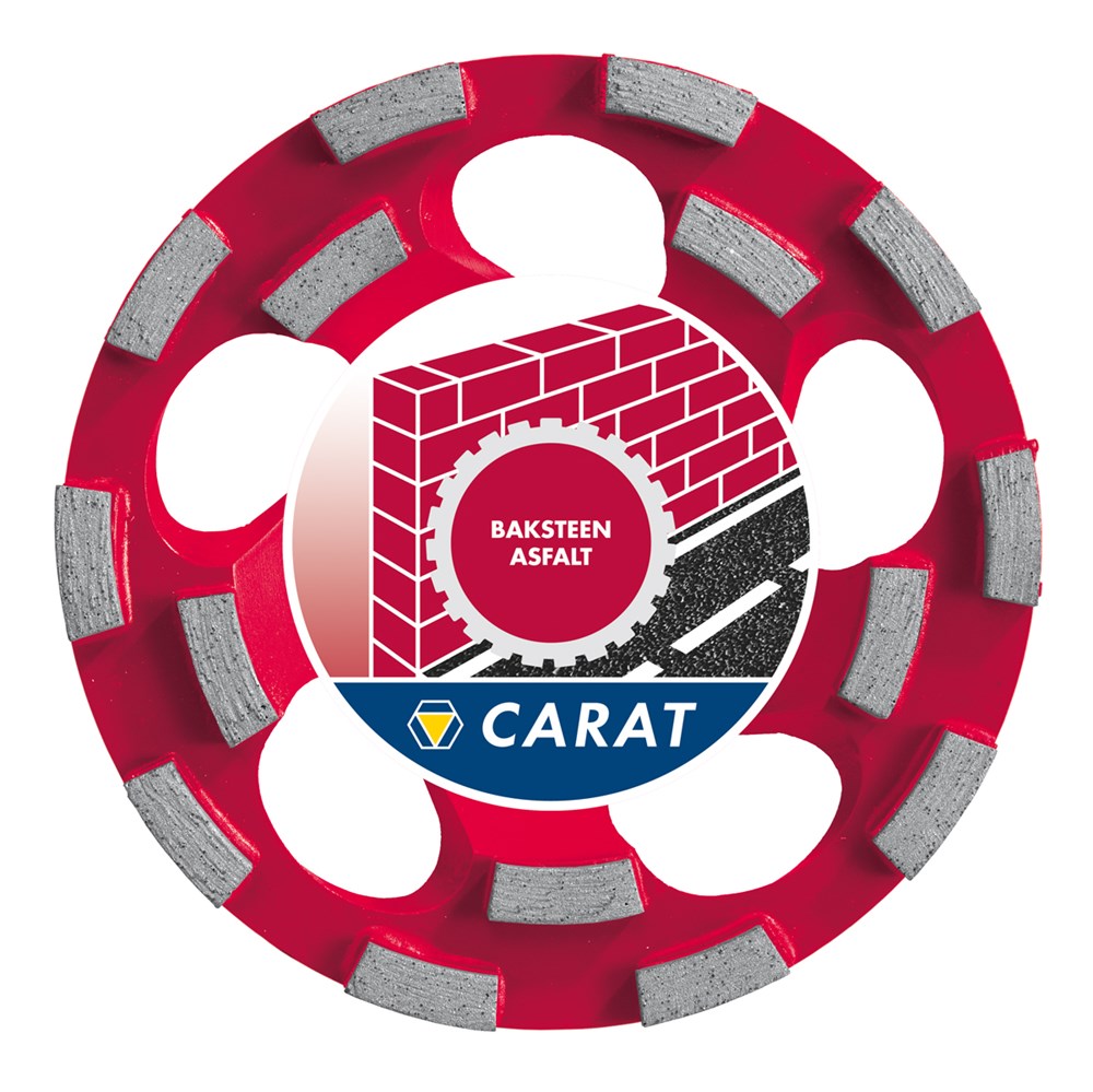 Cabezal de pulido Carat ø180 cubd master ladrillo