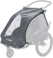 Cube double cmpt kids trailer raincover - afbeelding 2