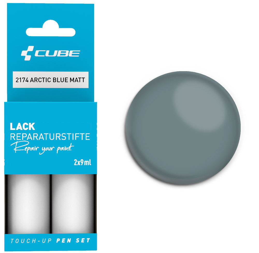 Set di penne per ritocchi Cube blu artico opaco