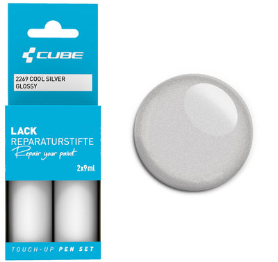 Juego de rotuladores de retoque Cube Cool Silver Glossy