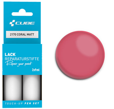 Juego de rotuladores de retoque Cube coral matt