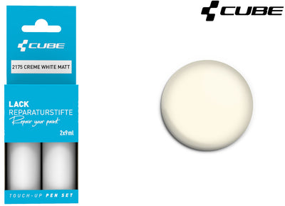Juego de rotuladores de retoque Cube crema blanco mate