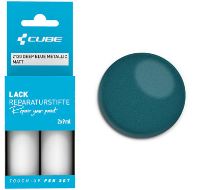Juego de rotuladores de retoque Cube azul profundo metalizado mate