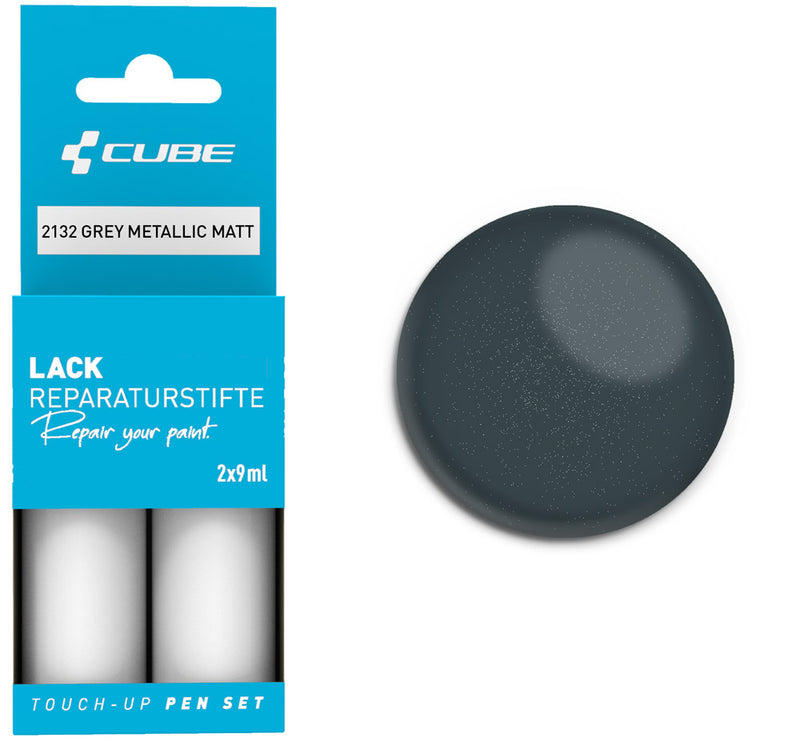 Set di pennarelli per ritocchi Cube grigio metallizzato opaco