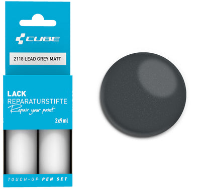 Juego de rotuladores de retoque Cube gris plomo mate