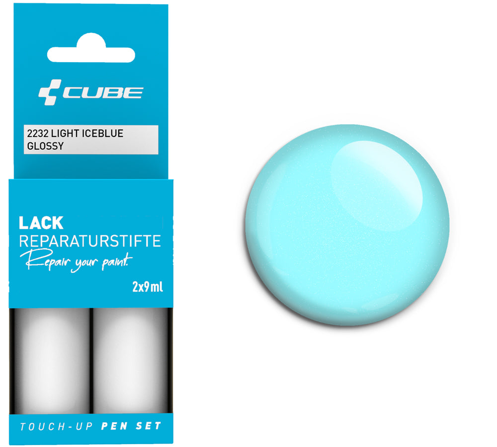 Juego de rotuladores de retoque Cube azul hielo claro brillante