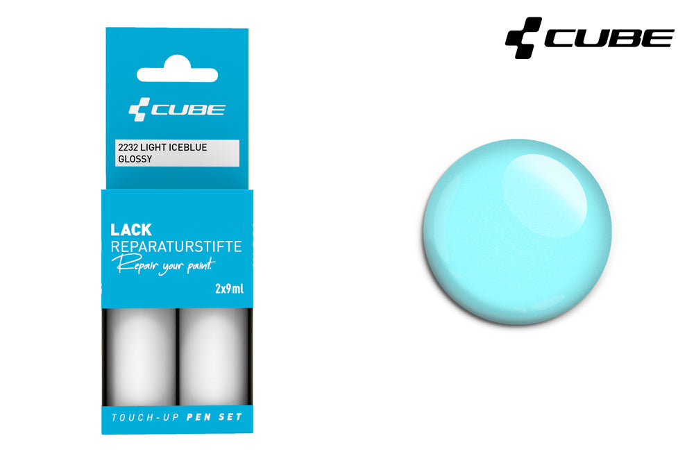 Juego de rotuladores de retoque Cube azul hielo claro brillante