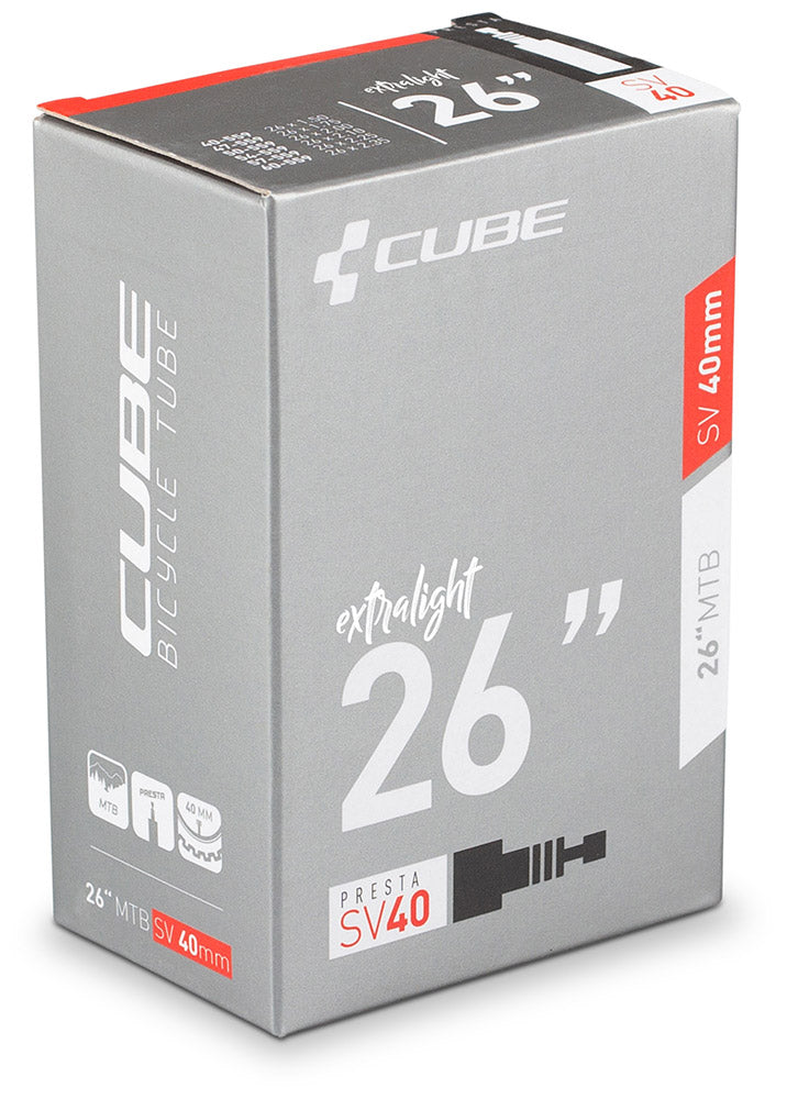 Tubo Cube 26 mtb sv 40mm extra ligero