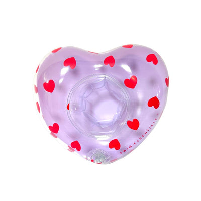 Corazones dulces | Corazón de la taza inflable lila corazón