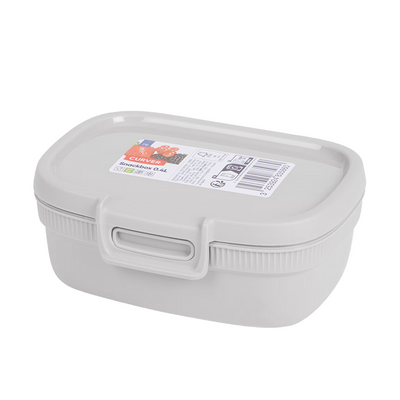 Caja snack Pic Curver 0,4 litros gris 10x13x5cm