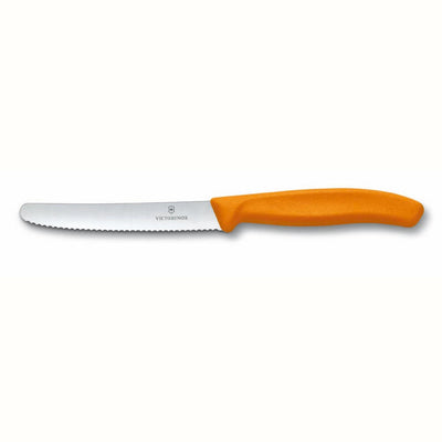 Coltello da tavola Victorinox seghettato arancione