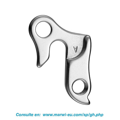 colgante de desviación GH-009 60 mm de plata