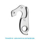 Union derailleurpad GH-086 met schroefset M3x0.5