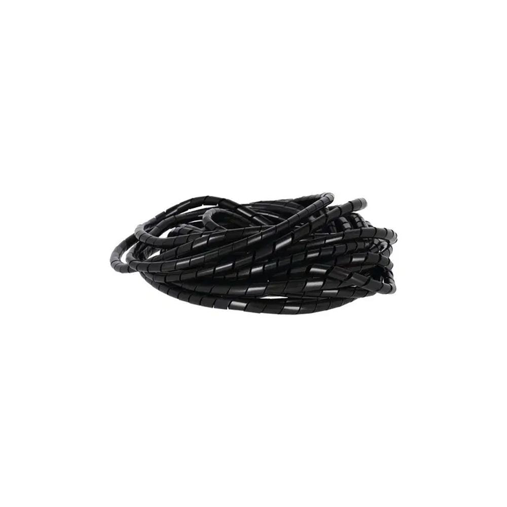Enrollador de cable xlc en espiral 4mm 10m negro