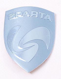 Placa de dirección sin marca sparta escudo pulimento ø60