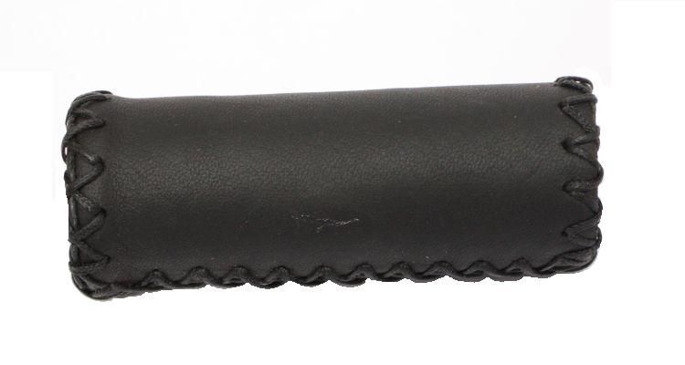 Manico Velo in pelle 90mm nero vlg142-1a