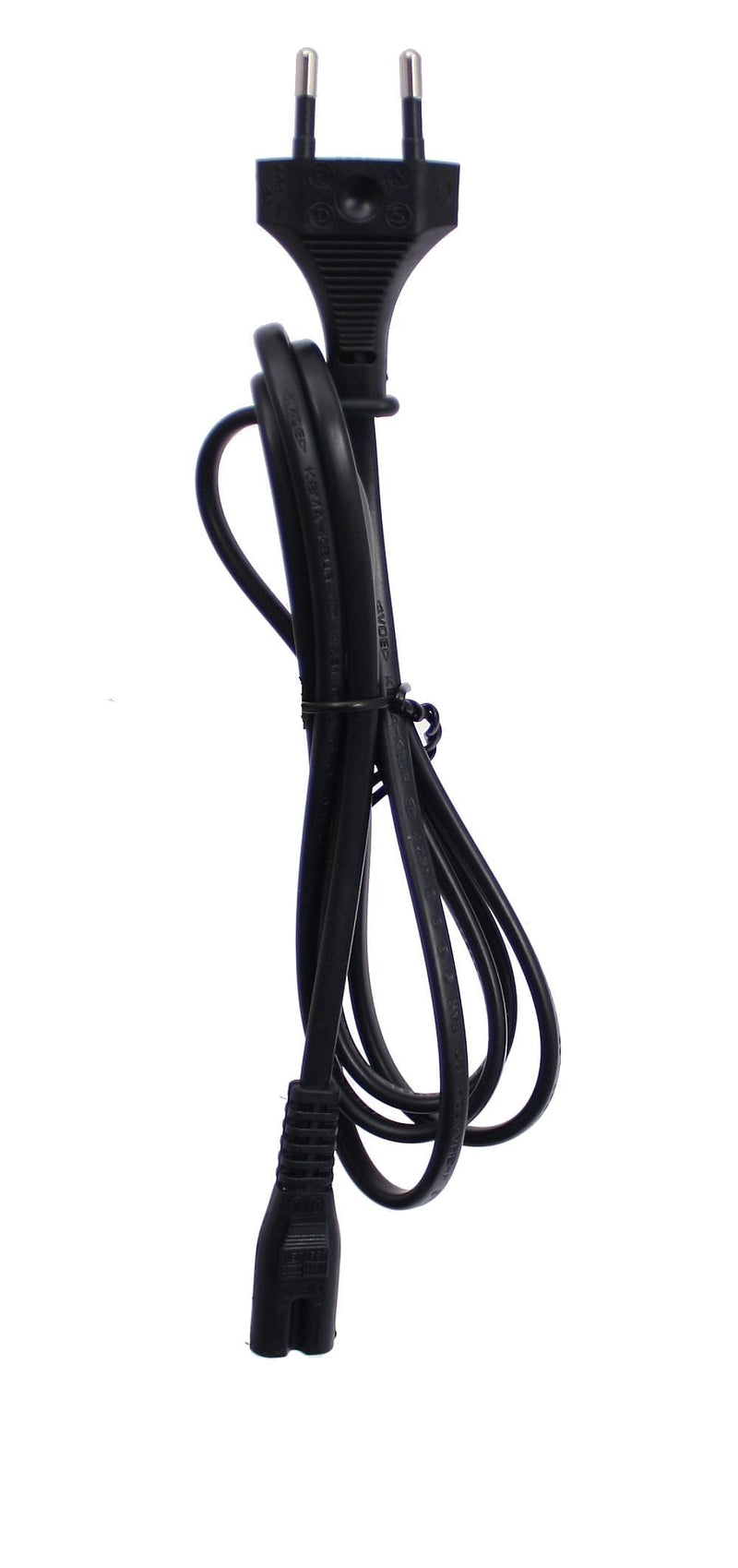 Bosch ebp cable de alimentación 230v cargador euro 2 pines negro