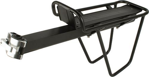 Carrier de equipaje ATB Confirmación de tubo de silla de montar Negro