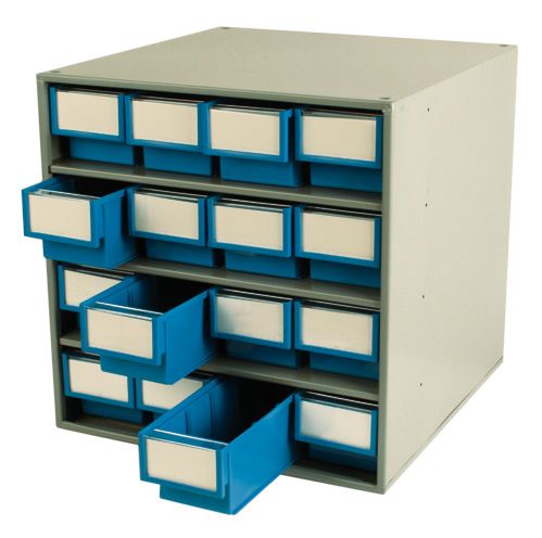 Superspark grs mobiletto super raggi 16 scomparti 40x40x40cm