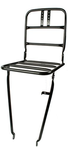 Portador delantero 24 aluminio negro