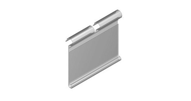 Portaprezzi senza marchio gancio pvc 40x60 ds a 10