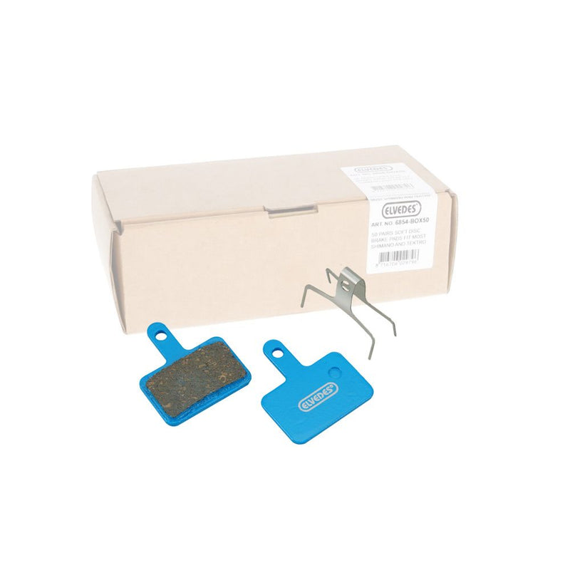 Elvedes set pastiglie freno a disco morbide shimano tektro (50pz)