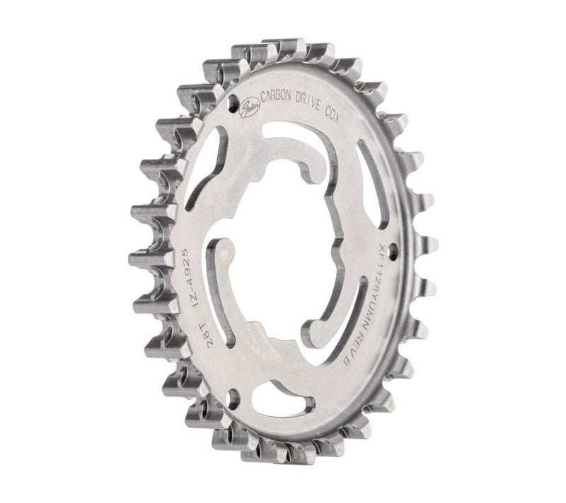 Gates piñón cdx 28t shimano nexus 5 mech. buje de 6 lóbulos fl
