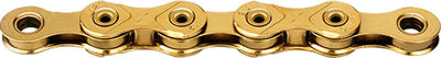 Cadena kmc x12l 12v 126l encerada ti-n oro