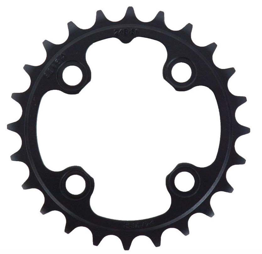 Anillo de la cadena sram gx 24t alu 4 brazos
