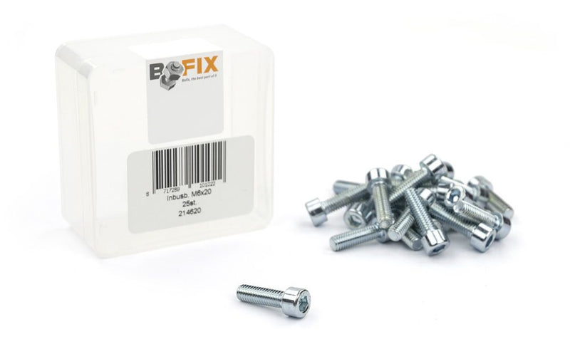 Bofix Allenbout M6X20 Galvanized (25º)