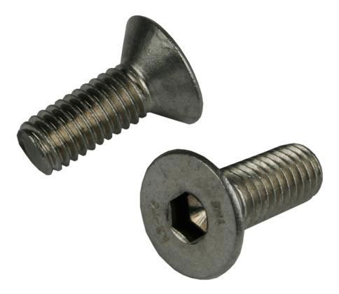 Bofix bullone m6x16 esagono incassato acciaio inox placcato a 25
