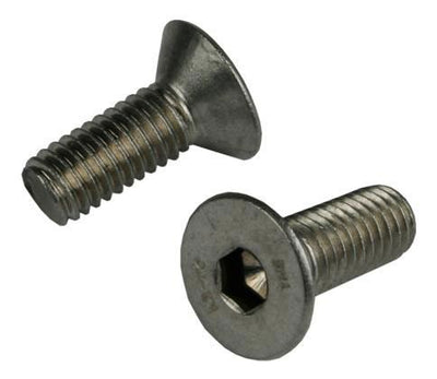 Bofix bullone m6x16 esagono incassato acciaio inox placcato a 25