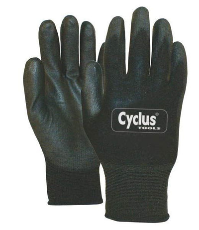 Cycplus Work Glove Nylon S 7 L+R Red Collar Cycle 292561