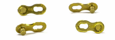 KMC Falta Link 11r Ti -n Gold 5.2 mm - Plata