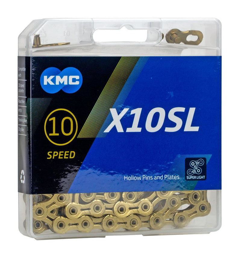 KMC X10SL-Ti-N Goud Super Light 114schakels (5.88mm)