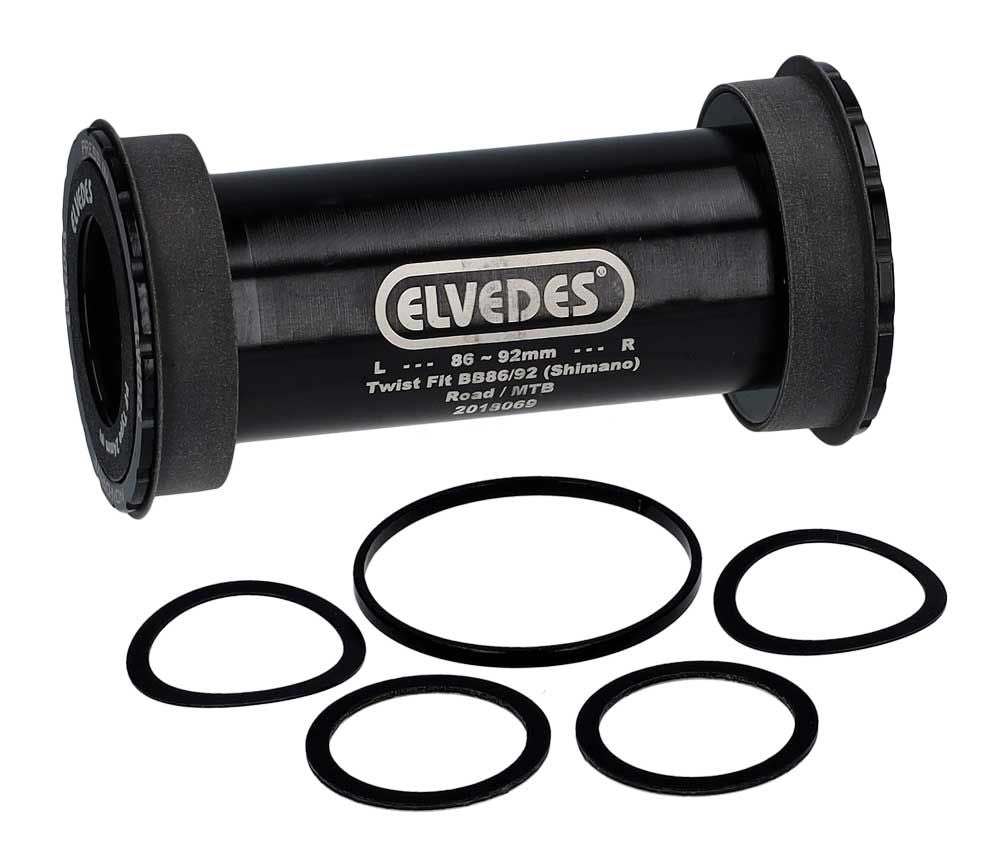 Movimento centrale Elvedes Twist Fit BB86 BB92 Shimano