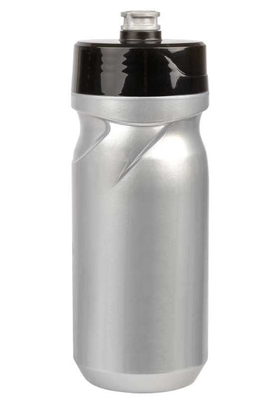 PoliSport Bidon con tornillo de tornillo S600 600 ml de plata de plata