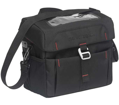 Bolsa del manillar de Vigo: bolsa de manillar deportiva, impermeable, reforzada, reflectante, negra
