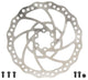 Tektro anp remd tekt disc 180 tr170-17 lw flusso d'aria 6xt25
