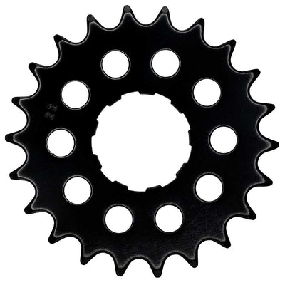 KMC Gear 22t posteriore Enviiolo Nuvinci Nero