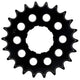 KMC Gear 22t posteriore Enviiolo Nuvinci Nero