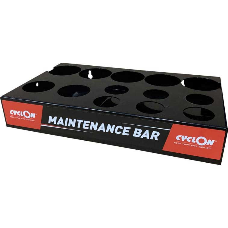 Cyclon Caja de almacenamiento Barra de mantenimiento acero negro rojo