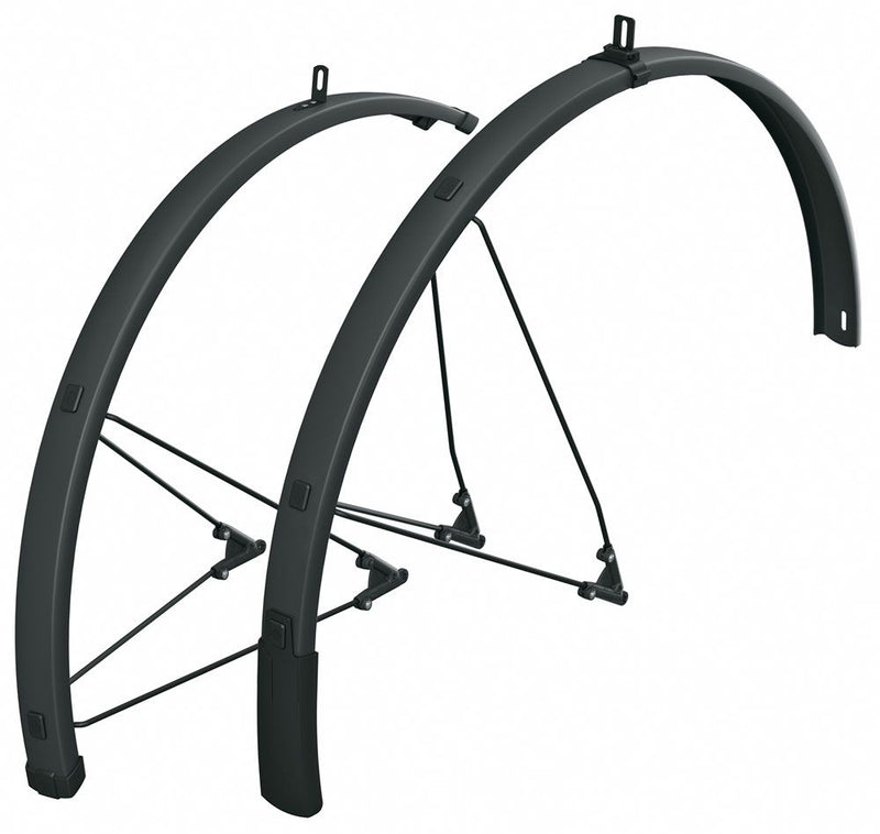 Juego de guardabarros Sks bleumels style 46mm, negro