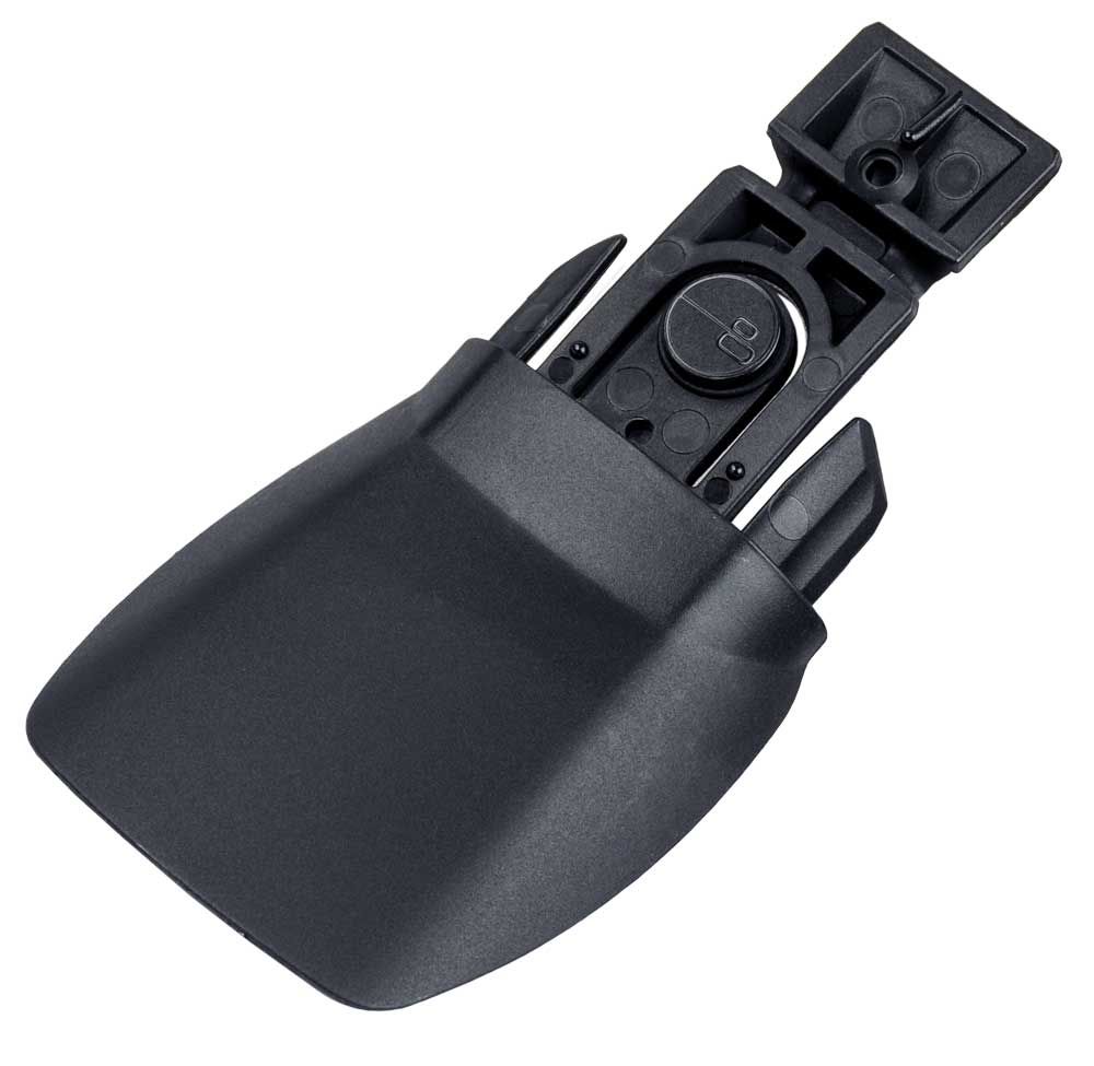 Curana e paraspruzzi Apollo 50 in pvc nero