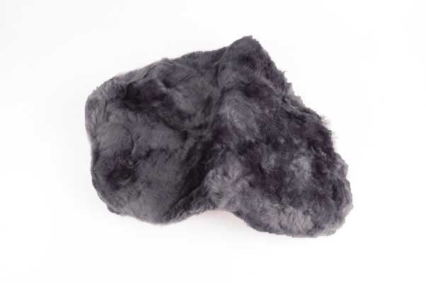 Cubierta de silla de oveja gris 28 cm
