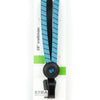 Widek triobinder eye met haak 3x12mm zwart babyblauw