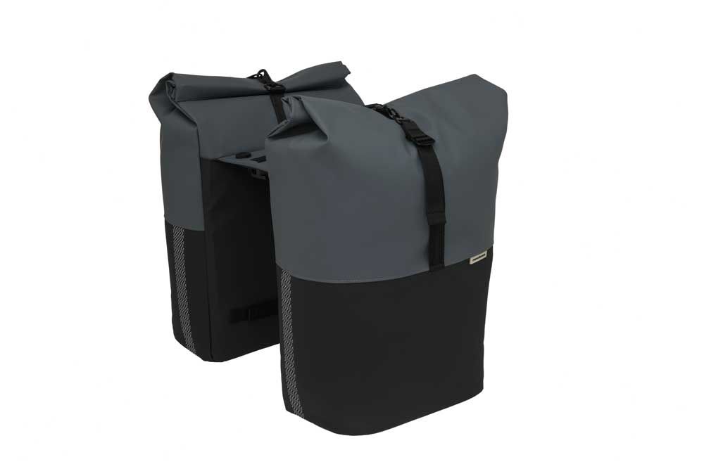 Newlooxs borsa doppia new looxs nyborg mik 2.0 34l grigio scuro nero