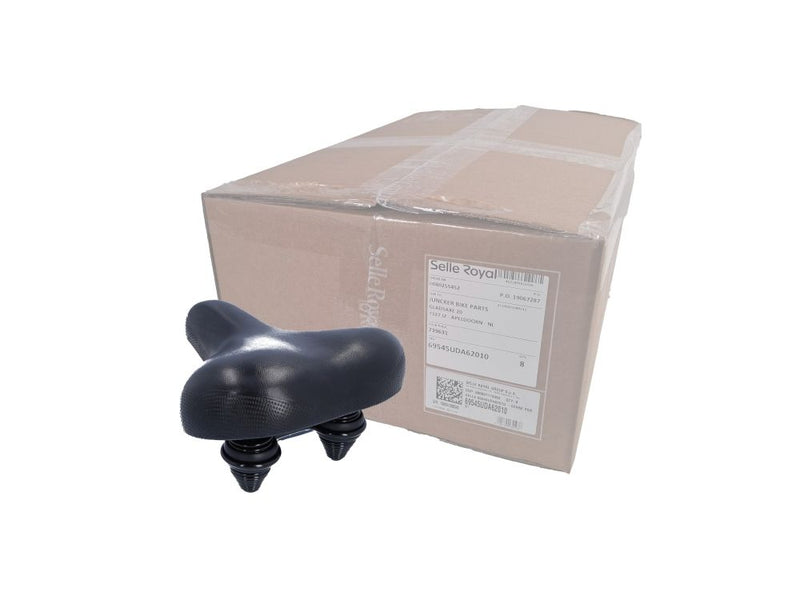 Selle royal sella 6954 city classic rilassata scatola nera 8 pz