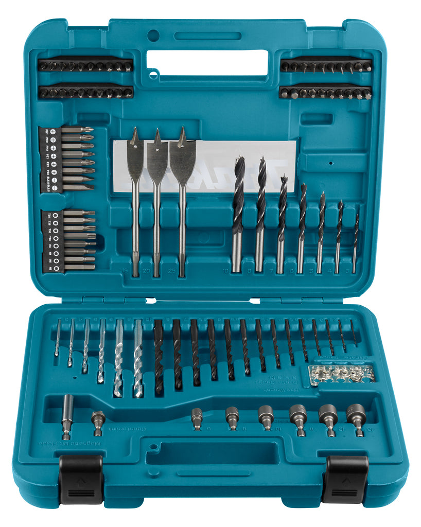 Accessori Makita d-47248 | set di punte per trapano e cacciavite | 100 pezzi | in custodia di plastica - d-47248